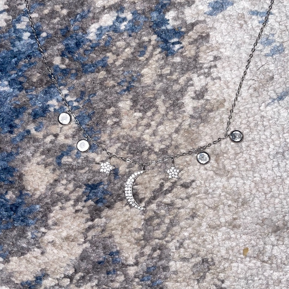 Rachel Zoe moon and stars necklace